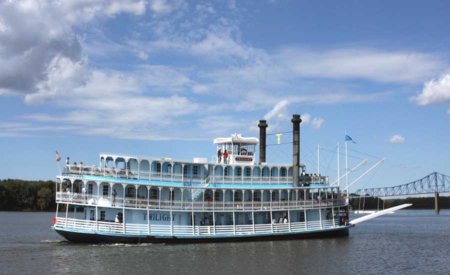 riverboat cruise down mississippi river